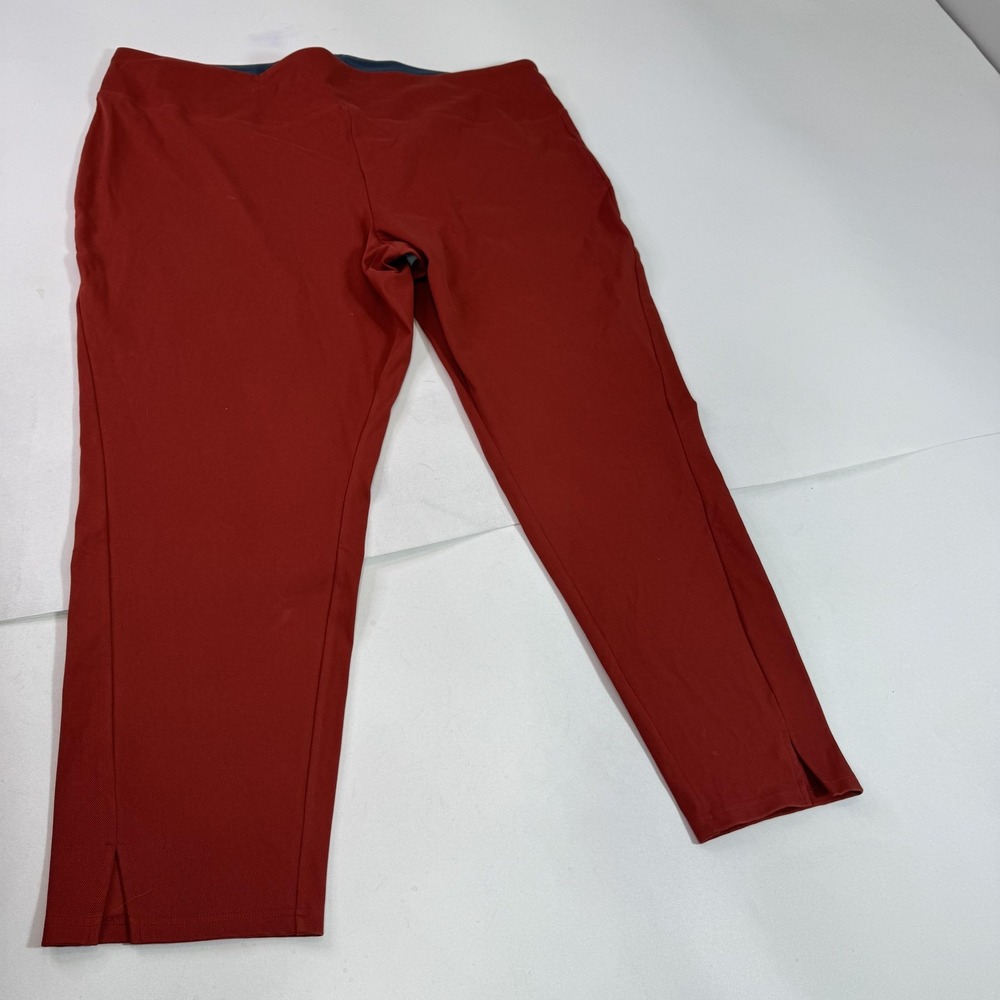 Women With Control Pants Womens 5xt Red Pull On Stretch Slim Leg Ankle Jeggings